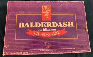 1984 Vintage Balderdash Bluffing Game TSR Gameworks First Edition Complete - Picture 1 of 4