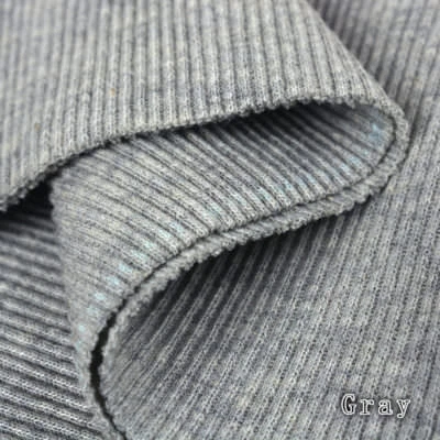 2*2 Cotton Stretch Sweater Waistband Leg Arms Cuff Knit Jersey Rib Trim Fabric - Image 1 of 4