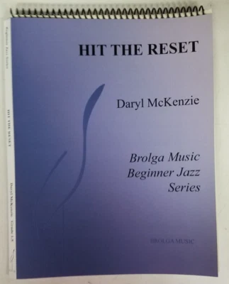 HIT THE RESET (Jazz Ens. Gr 1.5) Daryl McKenzie - Score & Parts Cat #BMJ058 - Image 1 of 4