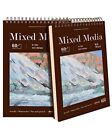 Mixed Media Sketch Pad, 9 x 12 inches, 60 Sheets Each (98lb/160gsm), 2 Pack, ...