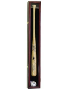 Custodia display mazza da baseball armadio supporto a parete MLB 98% serrature di protezione UV - Foto 1 di 23