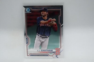 CJ Chatham #BCP-113 - 2021 Bowman Chrome Rookie - Boston Red Sox - Image 1 of 2
