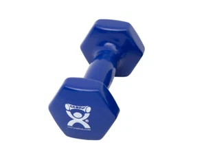 CanDo Vinyl Coated Dumbbell, Blue (5 lb), Each - Picture 1 of 3