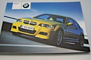 2005 bmw m3 coupe Owners Manual E46 Parts Service New original m 3 - Picture 1 of 5