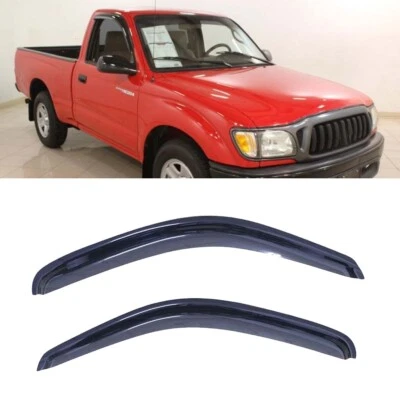 Sun Rain Wind Deflectors Window Visor for 1995-2004 Toyota Tacoma Extended Cab Foto 1 de 4