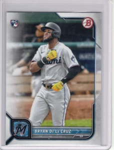 Bryan De La Cruz 2022 Bowman RC #88 Miami Marlins - Picture 1 of 2