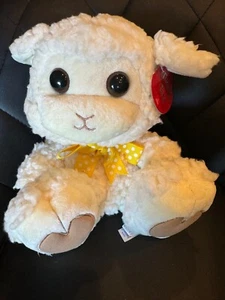 Aurora Baabsy Toaddle Toes Cordero Oveja Peluche Marfil Crema Pies Grandes 10" - Nuevo - Imagen 1 de 6