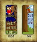 BOOKS OWL READING ONE MORE CHAPTER LAMINATED BOOKMARK