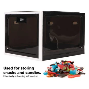 Lock Box Clear Food Storage Container Medicine Case with 3 Digit Combination - Picture 1 of 18