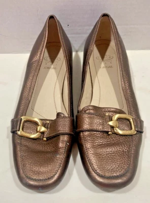 Circa Comfort 365 Joan&David Loafer Flat Bronze Leather SZ 8.5M - Image 1 of 4