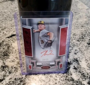 Joey Wiemer Red Break Out Auto 2024 Topps Tier One #BOA-JW /25 - Picture 1 of 2