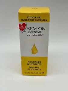 Revlon Essential Cuticle Oil Nourishes & Hydrates #225 0.5 oz New In Box