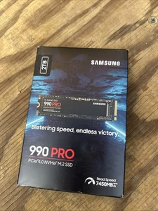 New Samsung 990 PRO 2TB Internal SSD PCle Gen 4x4 NVMe MZ-V9P2T0B/AM - Picture 1 of 2