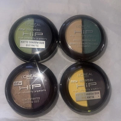Loreal Hip Eye Shadow Duos Lot of 4 new and sealed - Image 1 of 4