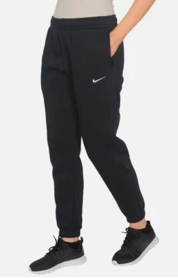 Pantalones deportivos para mujer Nike Club polar negros CJ1790-010 GRANDES NEGROS Foto 1 de 3