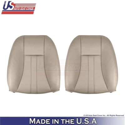 2004-2007 For Chrysler Town & Country Leatherette Front Top Covers Lt. Greystone - Image 1 of 4