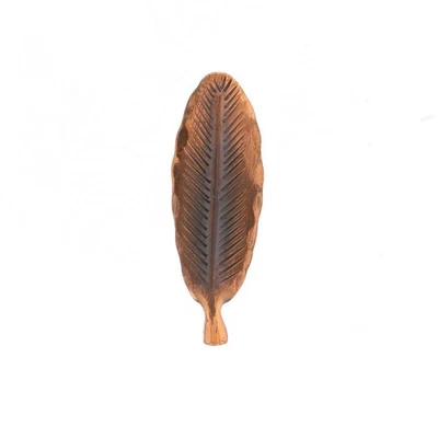 Stuart Nye Feather Petite Brooch - Copper North Carolina Nature Pin - Image 1 of 4