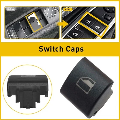 For E46 BMW 3 323i 325i 330i M3 328i 2000-06 Window Switch Button Cover Cap LHD Foto 1 de 4