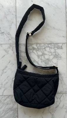 Marc Jacobs Mini Quilted Nylon Tote Crossbody Bag Black - Image 1 of 4