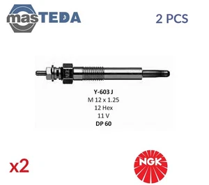 8838 ENGINE GLOW PLUGS NGK 2PCS FOR VAUXHALL ASTRA III,CAVALIER III,CORSA I - Picture 1 of 5