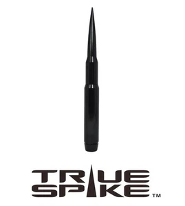 True Spike Black Antenna for Chevy Silverado 9" Short 2007 and Newer - Picture 1 of 6