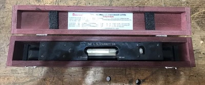 Starrett No. "Maquinista de configuración de máquina Master Precision 199 nivel 15"" astillado" Foto 1 de 4