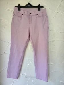 Ladies Escada Sport Size 10/12 Cropped Trousers Baby Pink - Picture 1 of 11