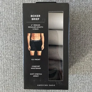 Herren American Eagle 6" Classic Boxershorts 5er Pack Unterwäsche Herren Größe Small - Bild 1 von 5