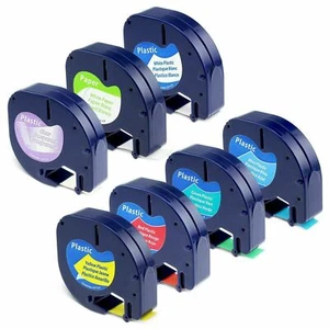 Kunststoff Papier Stoff Minen Etikett für DYMO LetraTag LT 91330 91331 16952 Klebeband - Bild 1 von 17