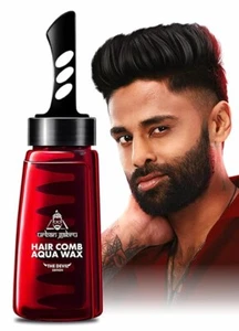 UrbanGabru Aqua Hair Comb Wax (6.67 Fl Oz) | 2-in-1 Men Hair Styling Wax - Picture 1 of 6