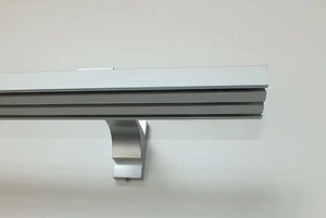 Aluminium Gardinenschiene "Easy Line" Wandmontage auch für Flächenvorhänge - Bild 1 von 4