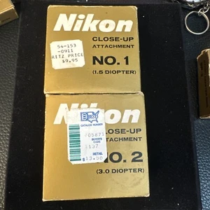 Nikon Close-Up Attachment Lenses No. 1 and No. 2 for 52mm w/ Boxes - Picture 1 of 5