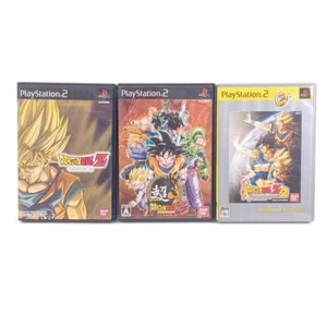 Sony Playstation 2 PS2 Dragon Ball Z 1 2 Super 3 pcs Japan Import NTSC-J Tested - Picture 1 of 7