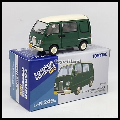 Tomica Limited Vintage NEO LV-N249e Subaru Sambar Dias Classic 96' 1/64 TOMYTEC - Image 1 of 4