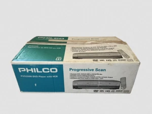 Nuevo reproductor combinado de DVD/VCR Philco PVD2000 con accesorios originales SELLADO - Imagen 1 de 4