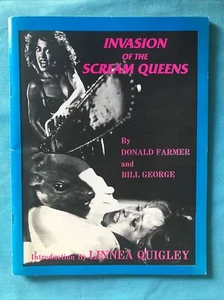 Invasion of the Scream Queens by Farmer & George 1989 US Softback Book First Ed - Foto 1 di 11