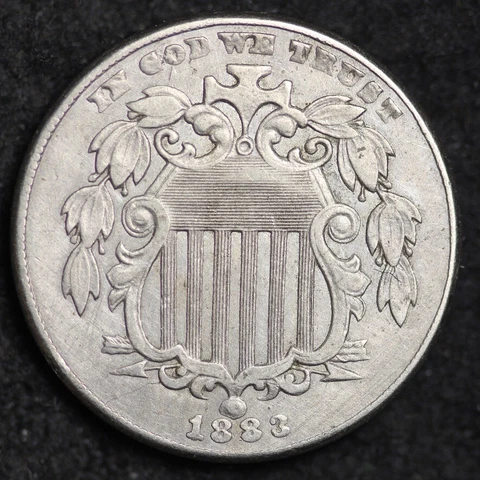 1883 Shield Nickel CHOICE AU FREE SHIPPING E231 UHF Cover