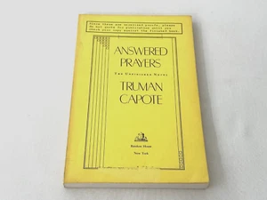 Answered Prayers UNCORRECTED PROOF 1986 Advanced Reading Copy ARC Truman Capote - Picture 1 of 9