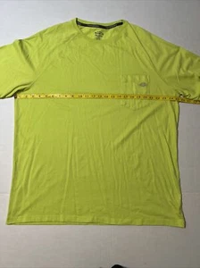 DICKIES Temp-iQ Performance Cooling Pocket T-Shirt Men’s Size 2XL Lime Green - Picture 1 of 12