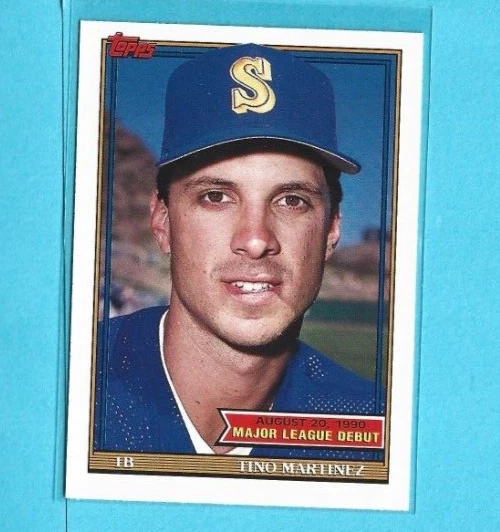 1991 MLB Topps 'Major League Debut' | Tino Martinez | #99 | Seattle Mariners  - Image 1 of 1