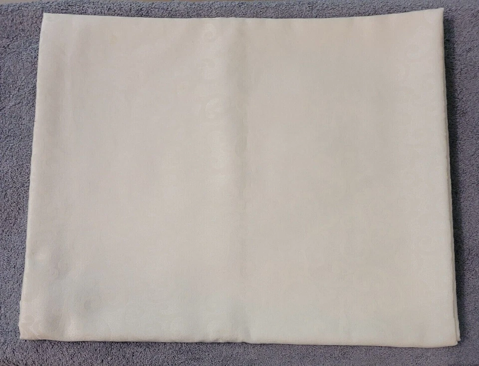 Festliche ecru Tafeltischdecke (2) 165 x 135 cm - Bild 1 von 2