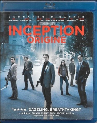 INCEPTION-Blu-ray-2010-3 DISC SET-ENGLISH & FRENCH-FREE SHIPPING IN CANADA - Image 1 of 4