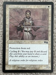 MTG Disciple of Law URZA'S SAGA NM WHITE Magic the Gathering - Picture 1 of 1
