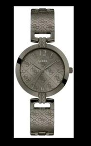 Guess G Luxe Quartz  DarkGray Black tone Sunray Dial Ladies [Read Description]  - Picture 1 of 5