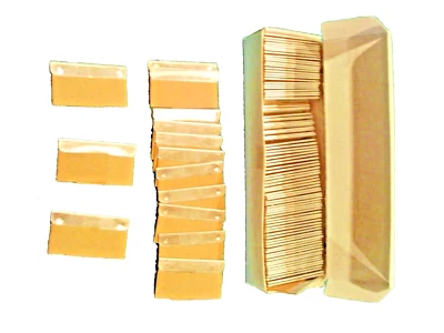 4 3/4" Stubby Razor Blade Scraper and 100  # 60 Carbon Steel Single Edge Blades - Image 1 of 4