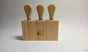 Charcuterie 3 piece with magnetic wood mount - Picture 1 of 2