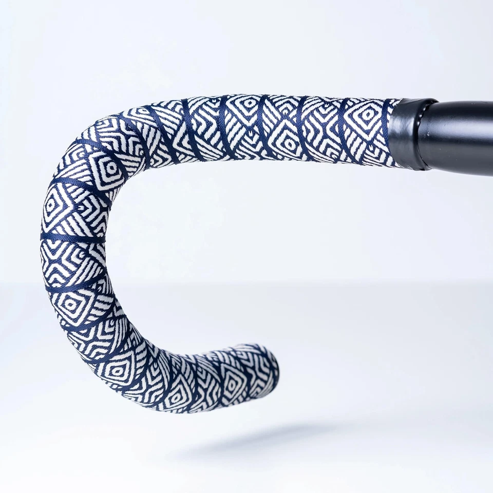 BTP Handlebar Tape Ribbon Diamond Blue BRBN-DIAMOND_AFFI-BLU - Image 1 of 1