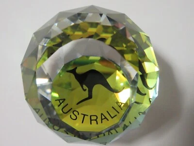 Rare Swarovski Crystal Souvenir Australia Kangaroo Paperweight in the Box - image 1 of 4