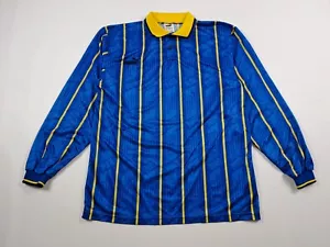 puma leeds longsleeve shirt jersey kit blue vintage size M - Picture 1 of 6