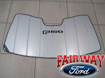 15 thru 20 F-150 OEM Ford Sun Shade Screen with "F-150" Logo and Storage Bag NEW - Image 1 of 4